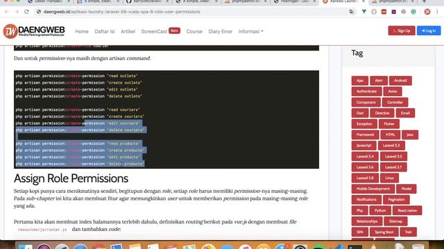 Aplikasi Laundry (Laravel 5.8 - Vue.js - SPA) #6: Role & Permissions Bagian 1 смотреть онлайн