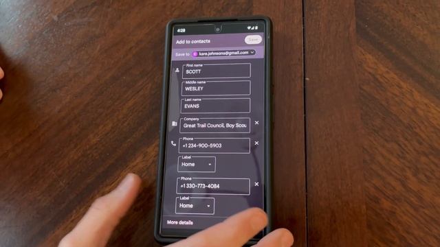 Using Google Lens to import business card data into phone contacts смотреть онлайн