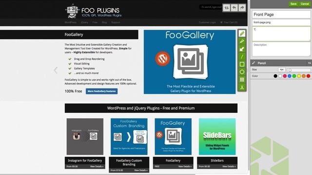 FooCapture Screenshot Chrome Extension for WordPress смотреть онлайн