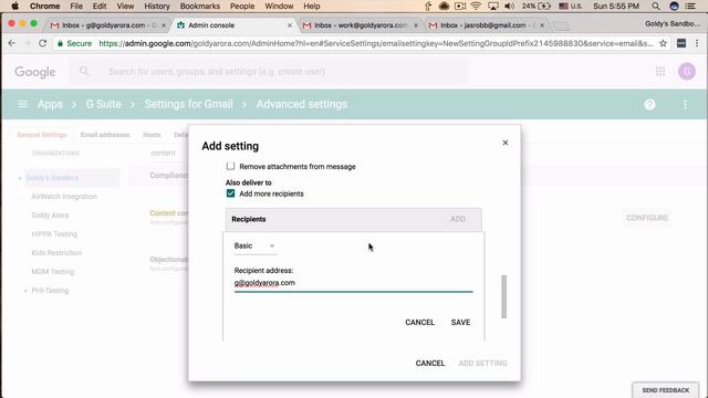 How to get bcc copy of your users emails in g suite (google apps) смотреть онлайн