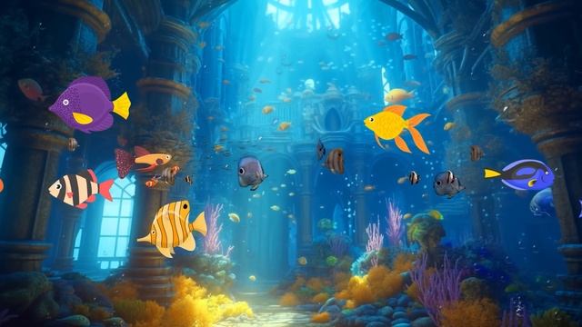 Enchanted Ocean Music ? Beautiful Violin Sounds & Peaceful Nature Sounds ? Sleep, Relax Full Body