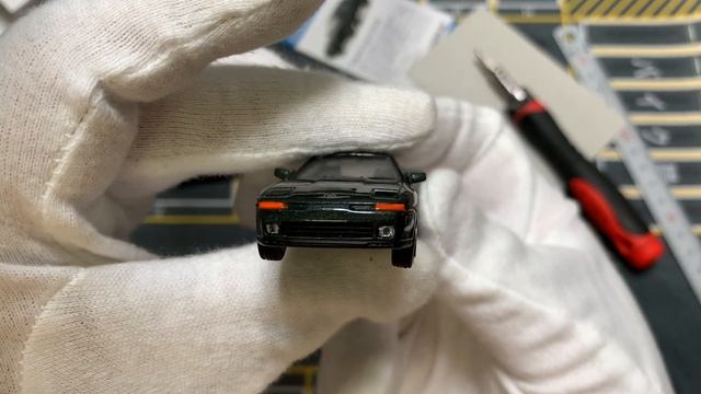 Unboxing Toyota Supra [A70] Dark Green color by Kyosho 64 Collection 01 смотреть онлайн