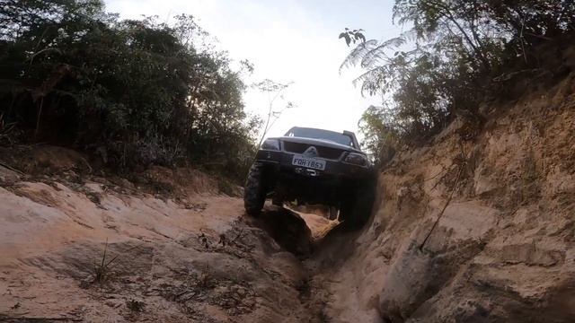 Pajero TR4 IO Pinin extreme offroad!! Antenas trail, axle twister, slopes, potholes, gullies смотреть онлайн
