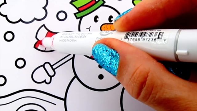 How to Draw a Cute Snowman Family for Kids ☃️❄️? Christmas Drawing and Coloring Pages for Kids смотреть онлайн