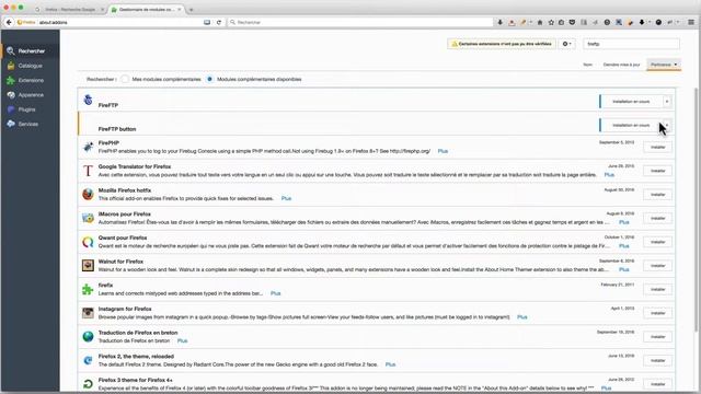 WordPress - Comment Installer l'outil Fire FTP gratuit via Firefox смотреть онлайн