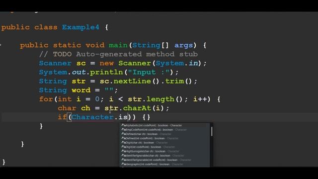 Java Program to get last letter of each word in String | String in Java смотреть онлайн