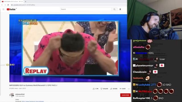 Forsen Reacts to IMPOSSIBRU GUY no Guinness World Records!!! // EPIC FACE // смотреть онлайн