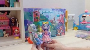 Новинки Enchantimals City Tails, Хэдли Хаски и Следдер, обзор, распакуем, поиграем с цветным тестом