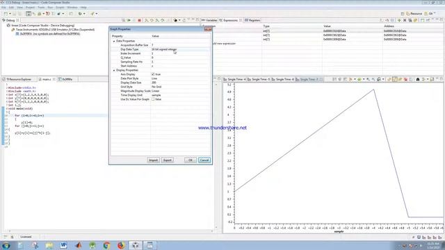 How to plot Graph using Code Composer Studio смотреть онлайн