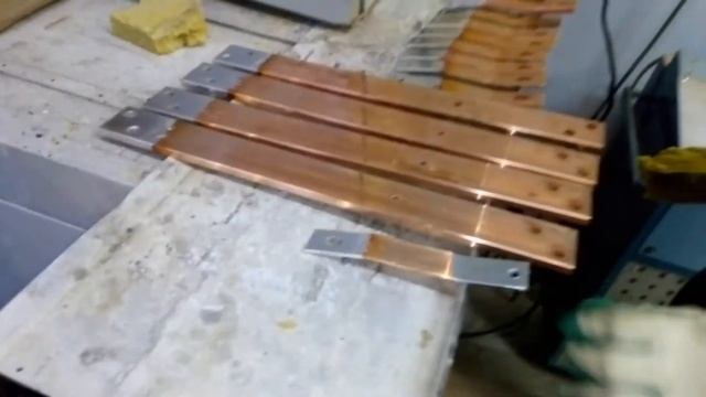 лужение медных шин смотреть онлайн