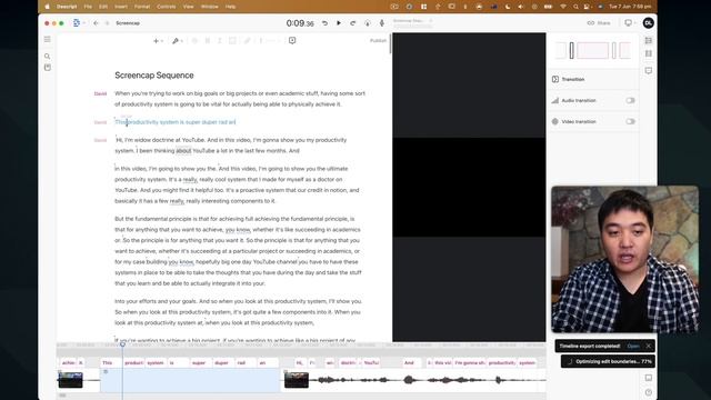 Descript Is The FASTEST Video Editing Software ?