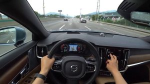 볼보 S90 T5 인스크립션 POV Test Drive, 2020 Volvo S90 T5 Inscription POV test drive, review
