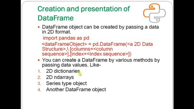 Data Structures in Pandas!! смотреть онлайн
