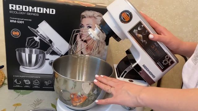 Обзор планетарного миксера REDMOND RFM-5301. #redmond #редмонд #мойобзорредмонд #REDMOND смотреть онлайн