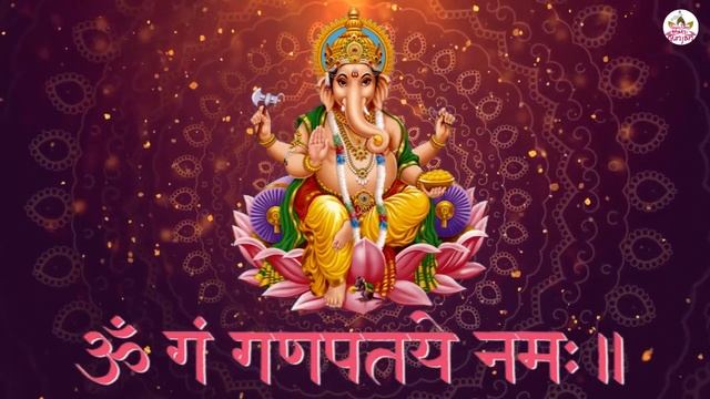 Ganesh Mantra : Om Gan Ganpataye Namah 108 Times : Fast : श्री गणेश मंत्र смотреть онлайн