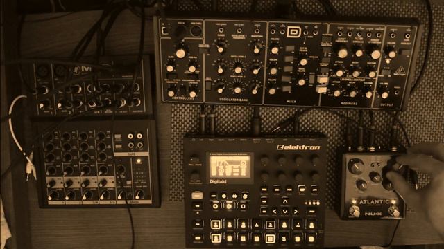 Live Acid Techno Jam = Elektron Digitakt + Model D + NUX Atlantic смотреть онлайн