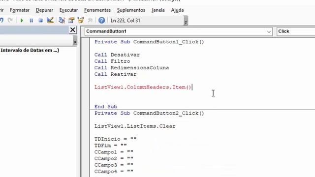 Ocultar Coluna de Listview Excel VBA смотреть онлайн