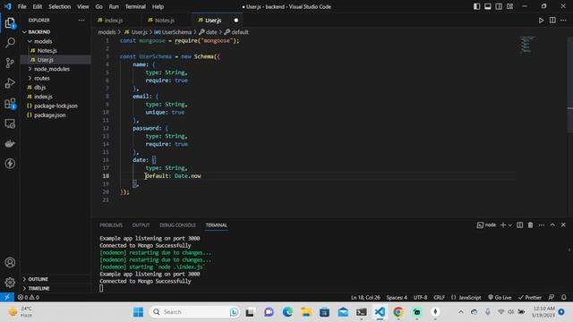 2023 | Ultimate React JS Course | Creating Routes & Schema for Storing Notes & Users смотреть онлайн