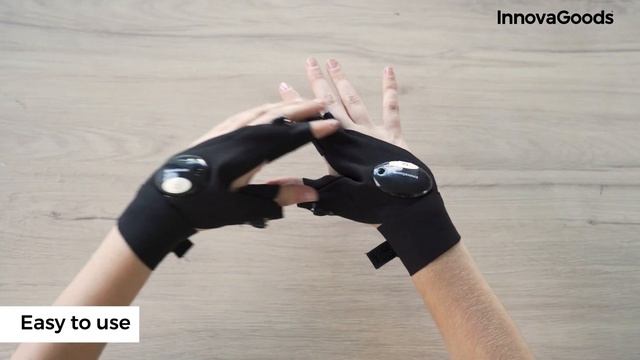 InnovaGoods LED Flashlight Gloves x2 смотреть онлайн