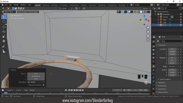 Blender 2.8x Low Poly Basketball Panel Modeling
