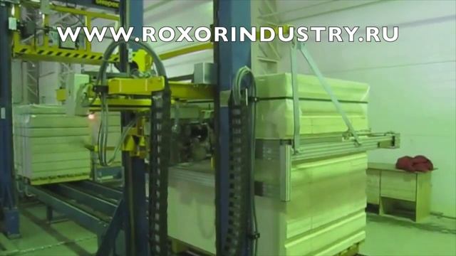 Упаковка газобетона. Конвейеры Goldpack и обвязочные машины Strapex. смотреть онлайн