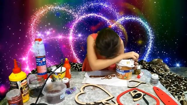 DIY Фоторамка святого Валентина сердце Подарок любимому СВОИМИ РУКАМИ Фоторамка Мастер смотреть онлайн