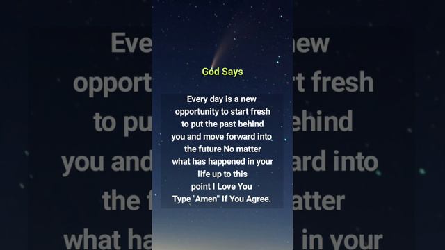 Every Day Is A New...... | God Says Message Today | God Message Today | #godmessageformetoday смотреть онлайн