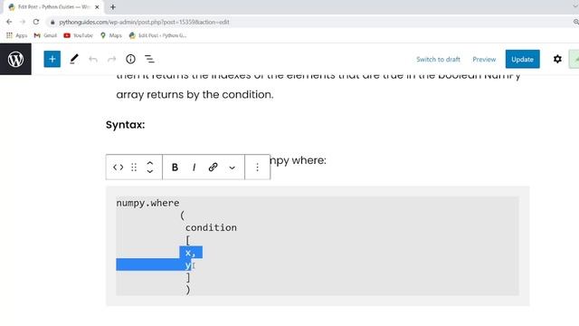 How to use the NumPy where function in Python | Python NumPy Where смотреть онлайн