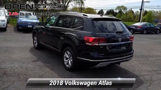 Used 2018 Volkswagen Atlas 3.6L V6 SEL, Bridgewater, NJ 7559A смотреть онлайн
