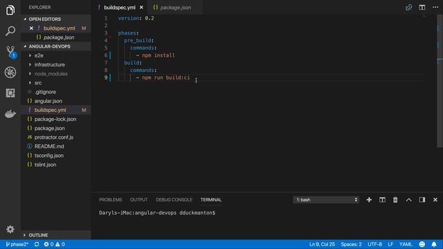 AWS CodeBuild - Building an Angular app using the buildspec.yml file смотреть онлайн