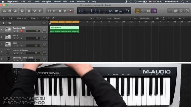 M-AUDIO KEYSTATION 49 II + M-AUDIO KEYSTATION 61 II - самые популярные доступные MIDI клавиатуры смотреть онлайн