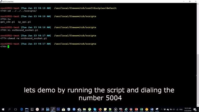FreeSWITCH with Fred - Outbound ESL connection смотреть онлайн