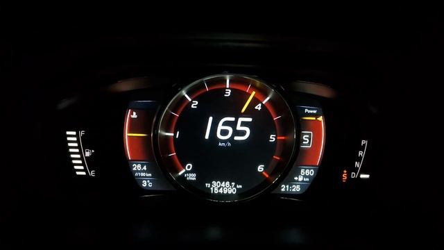 2015 Volvo XC60 D5 AWD Acceleration 0-200 Km/h