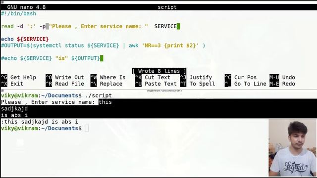 Take user input with read command in shell scripting | readonly variables | unset / delete variable смотреть онлайн