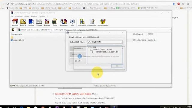 Drivers FORSCAN Win 10