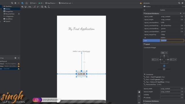 Develop first Android App in Android Studio for Beginners | 2020 | KOTLIN смотреть онлайн