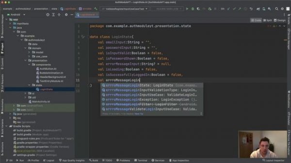 Android Build a Clean Architecture MVVM Auth Module with Industry Level Code - Android Studio