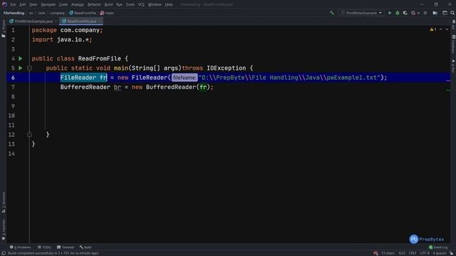 Read from file | PrintWriter read and write in a file || Java tutorial for beginners #codewithus смотреть онлайн