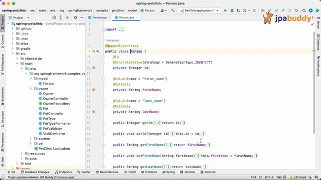 How to extract attributes to MappedSuperclass | JPA Buddy смотреть онлайн