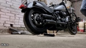 Сравнение звуков выхлопа Harley Davidson Low Rider S - сток и наш выхлоп DC&CS