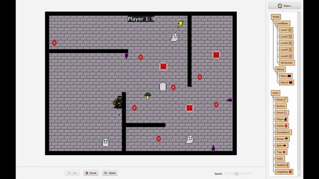 2D Ruby Collector Game w/ Java & Greenfoot смотреть онлайн