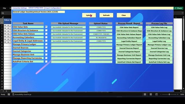 EasySetup4cloud General ledger Demo Video смотреть онлайн