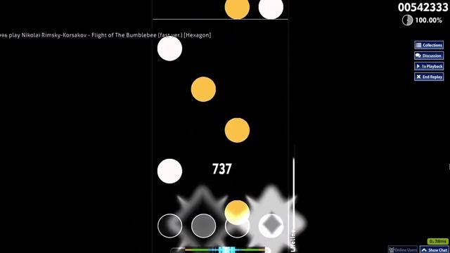 osu!mania Nikolai Rimsky-Korsakov - Flight of The Bumblebee (fast ver.) [Hexagon] (SS)100% смотреть онлайн