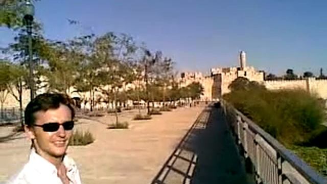 Панорама Иерусалима возле Старого города смотреть онлайн