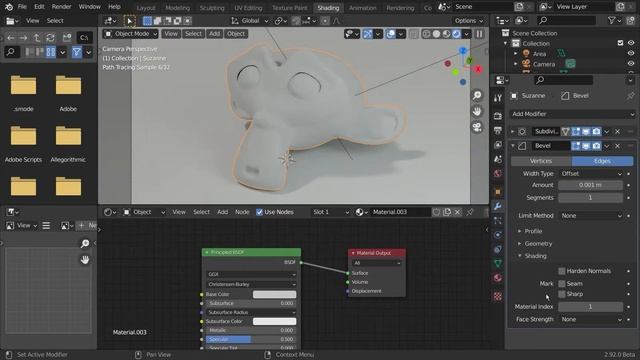 How to render a wireframe in Blender 2.9 смотреть онлайн