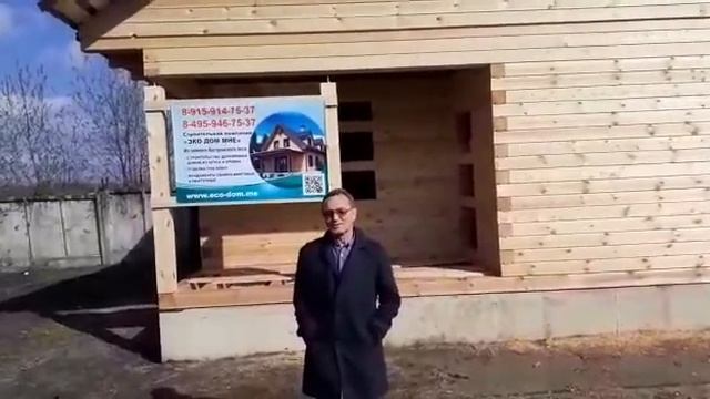 Липецк дом из профилированного бруса 140*140 мм камерой сушки по индивидуальному проекту (7*7)м. смотреть онлайн