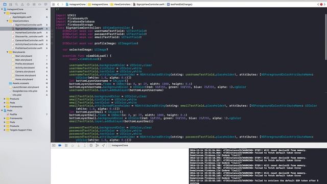 Swift 3 & Firebase 3 - How to Build Error Checking for Email Sign Up - Ep14 смотреть онлайн