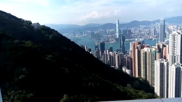 Вид с Пика Виктория Гонконг (View from Victoria Peak Hong Kong) смотреть онлайн