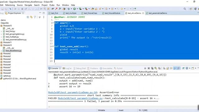 Selenium with Python Allure Reports Part 17 смотреть онлайн