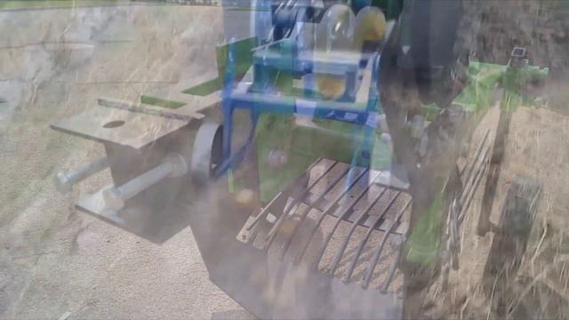 Видеообзор: Картофелекопатель вибрационный для минитрактора смотреть онлайн